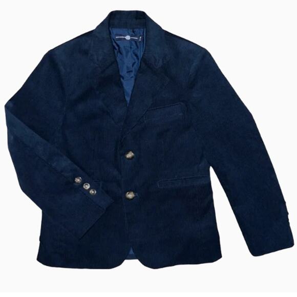 Brown Bowen & Company The Gentleman's Jacket- Bulls Bay‎ Blue Corduroy size 6/7